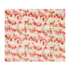 Sleigh Team Printed Fleece Throw