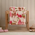 Sleigh Team Printed Fleece Throw