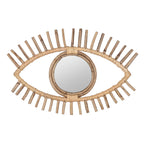 Smalley Rattan Eyeshaped Wall Mirror