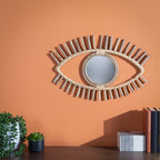 Smalley Rattan Eyeshaped Wall Mirror