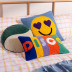Smile Knitted Cushion