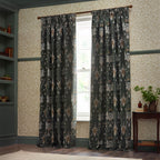 Snakeshead Jacquard Chenille Pencil Pleat Curtains