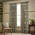 Snakeshead Jacquard Chenille Pencil Pleat Curtains
