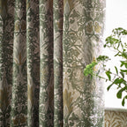 Snakeshead Jacquard Chenille Pencil Pleat Curtains