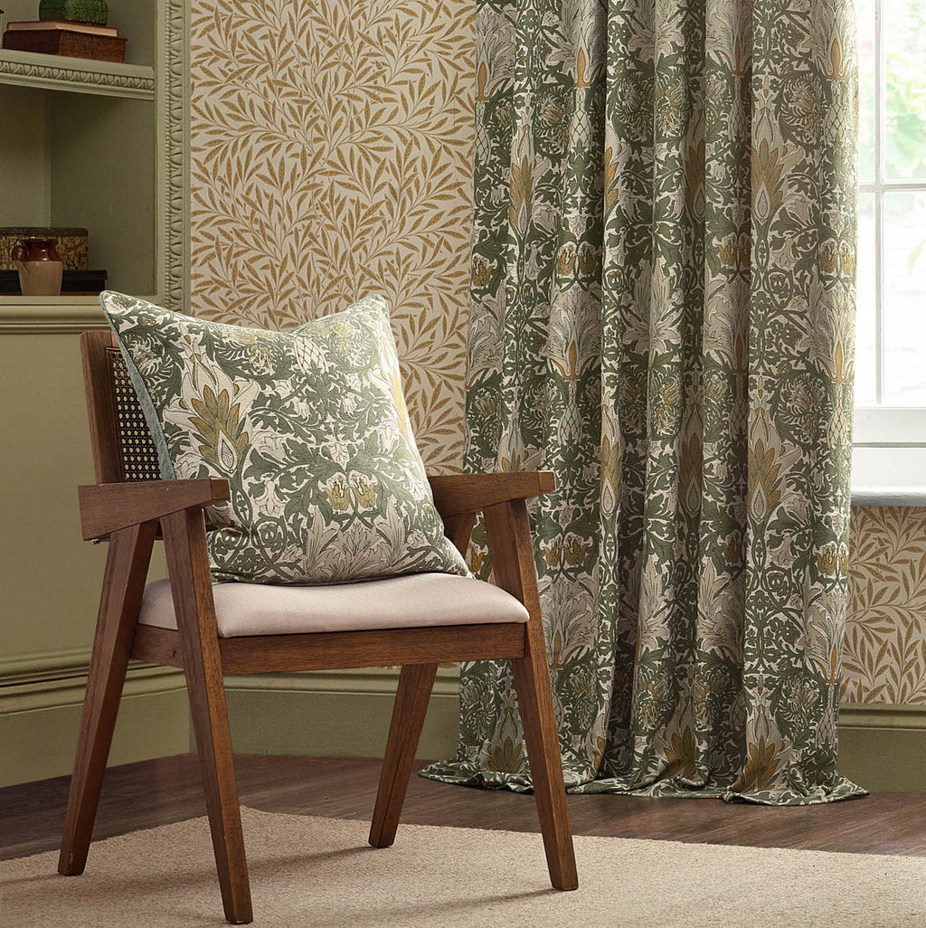 Snakes Head Chenille Cushion