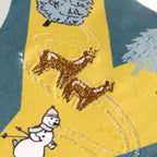 Snowy Village Joy Cushion