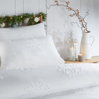Snow Crystal Tufted Soft Touch Duvet Cover Set