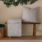 Snowflakes Faux Fur Cushion