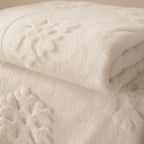 Snowflakes Faux Fur Throw