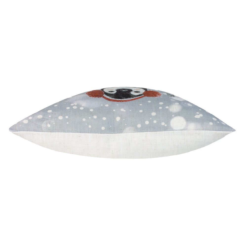 Snowy Penguin Cushion