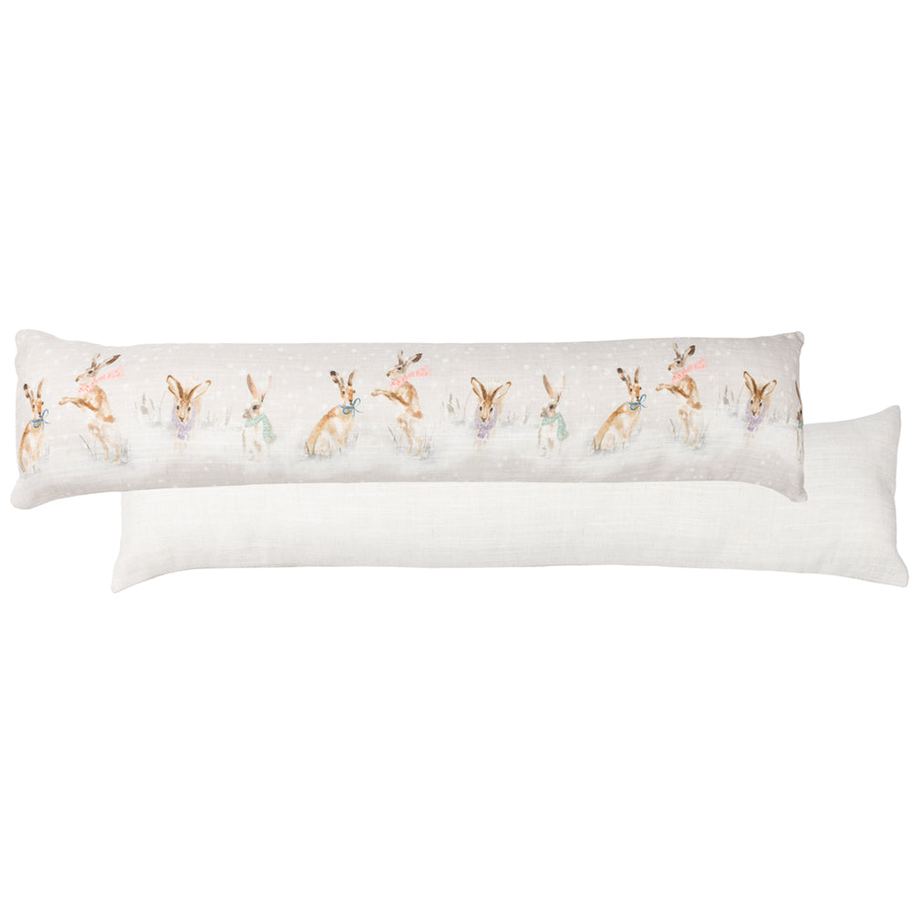 Snowy Hares Draught Excluder