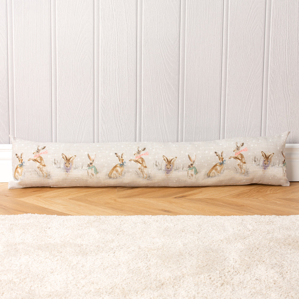 Snowy Hares Draught Excluder
