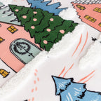 Snowy Village Tree Cushion