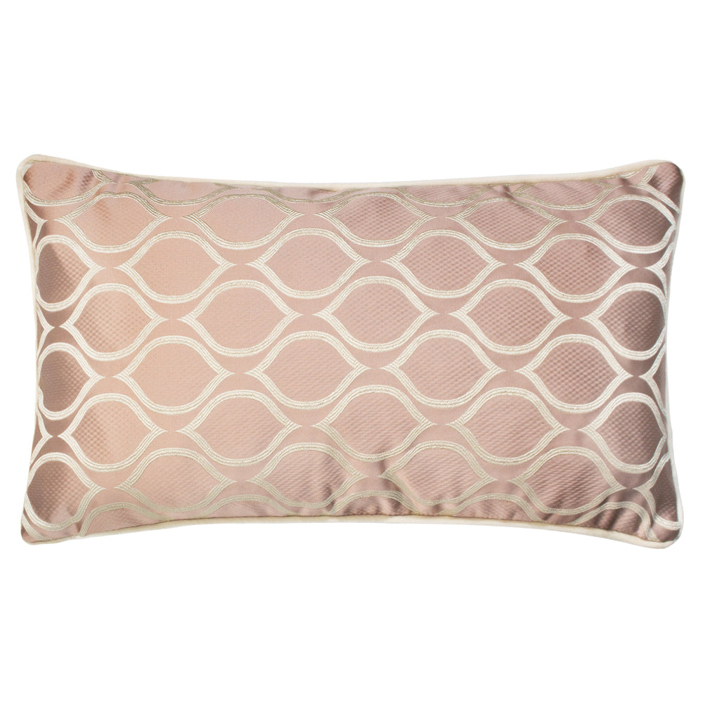 Solitaire Embroidered Rectangular Cushion