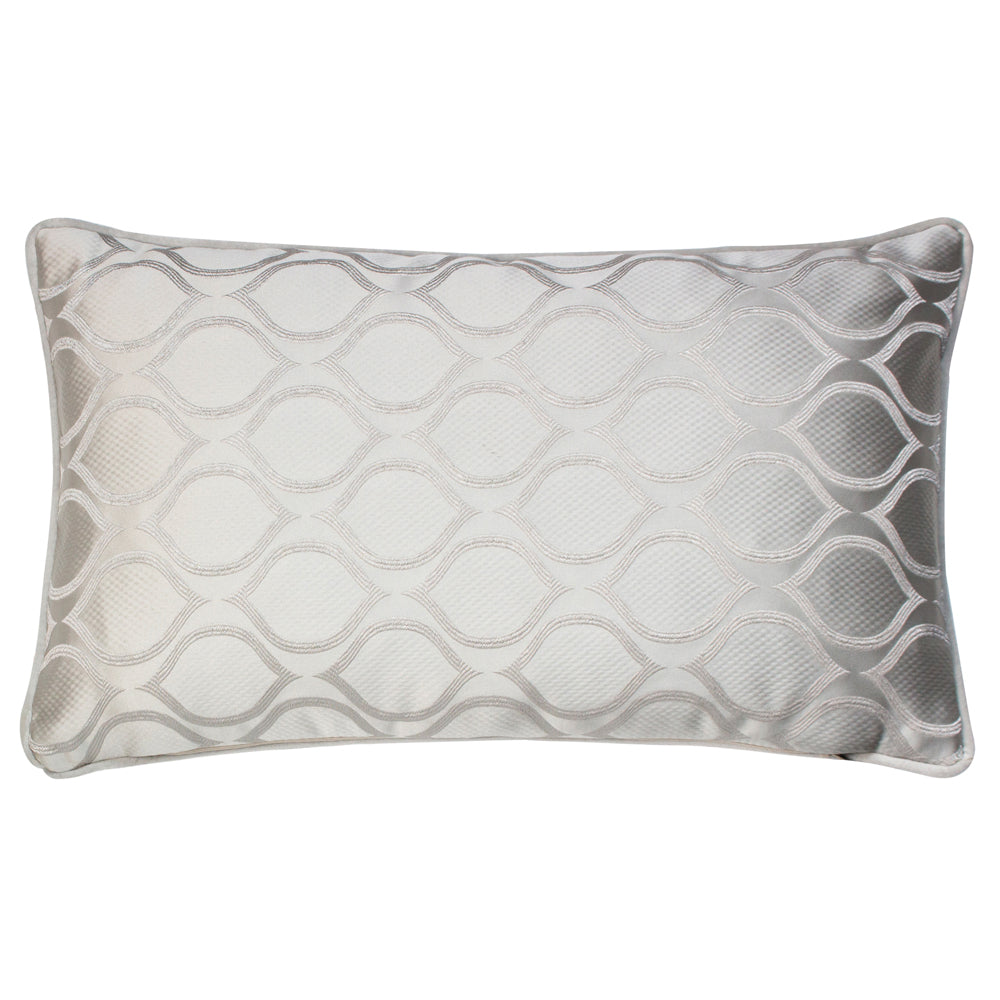 Solitaire Embroidered Rectangular Cushion