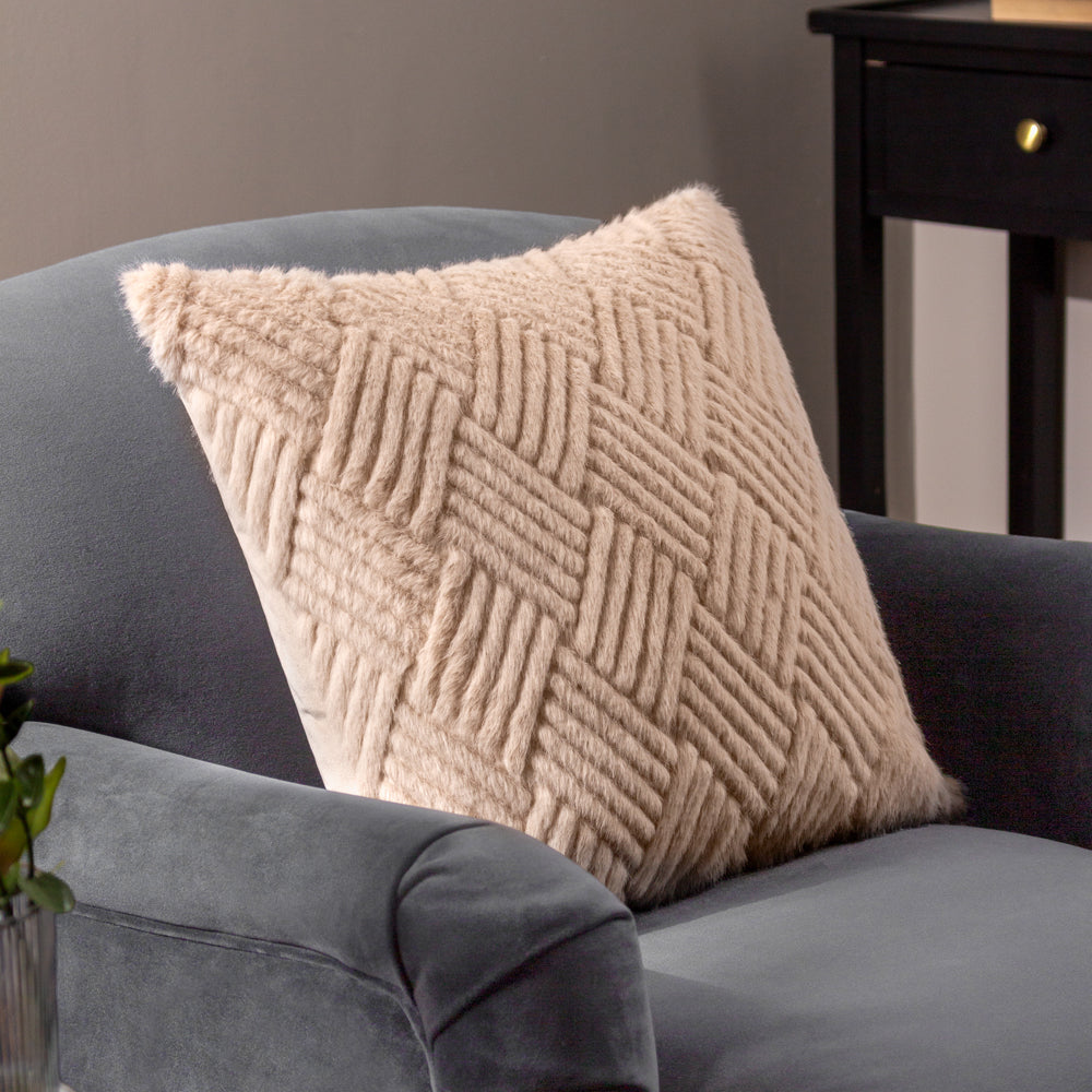 Sonnet Cut Faux Fur Cushion