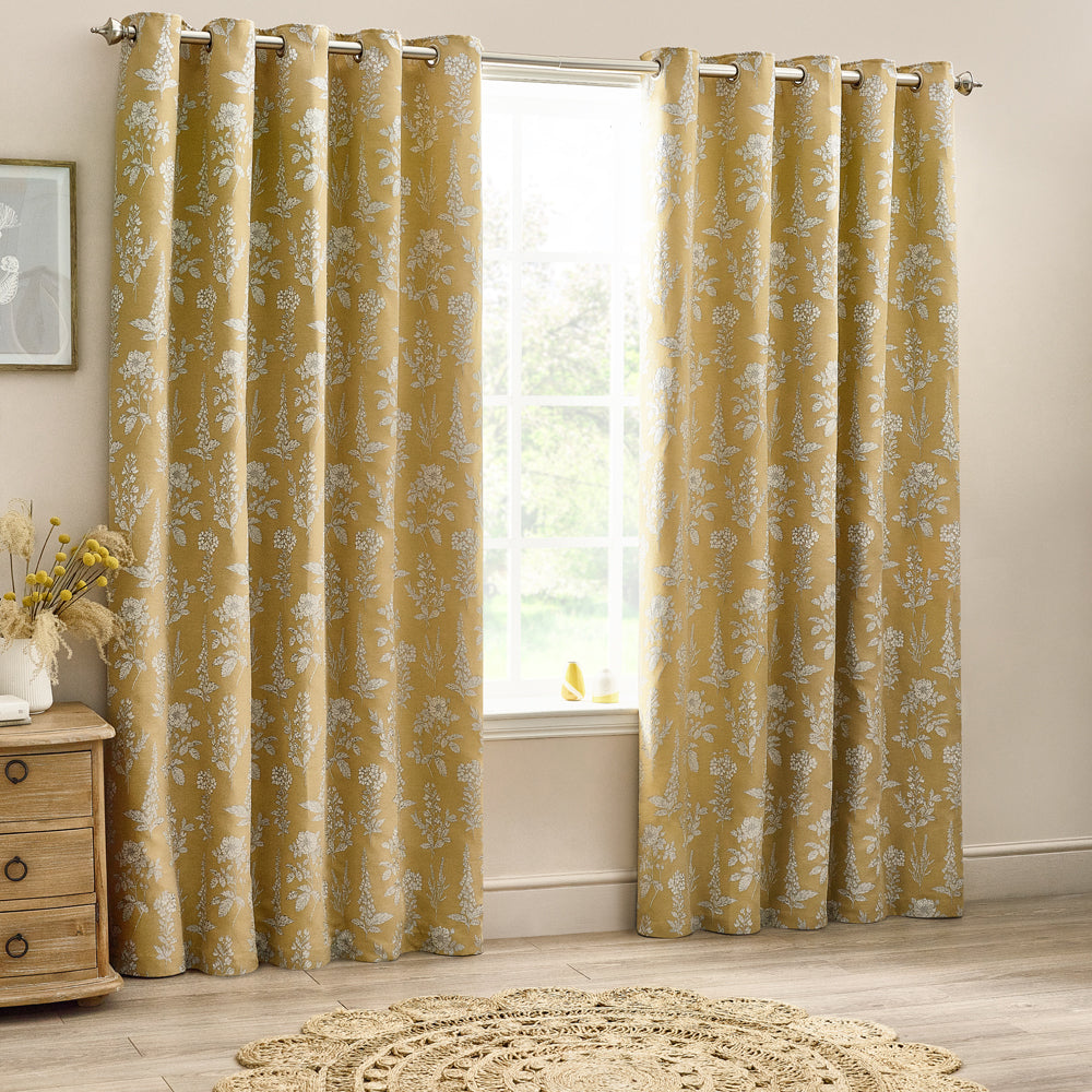 Sophia Room Darkening Eyelet Curtains