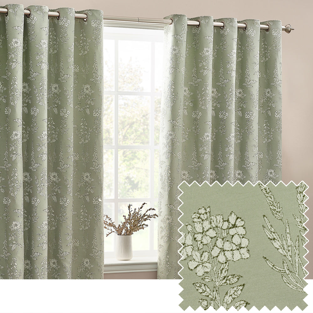 Sophia Room Darkening Eyelet Curtains