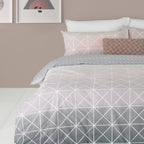 Spectrum Geometric Gradient Duvet Cover Set