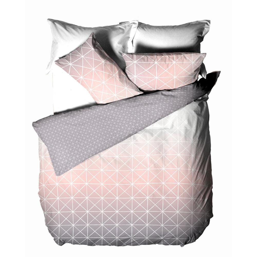 Spectrum Geometric Gradient Duvet Cover Set