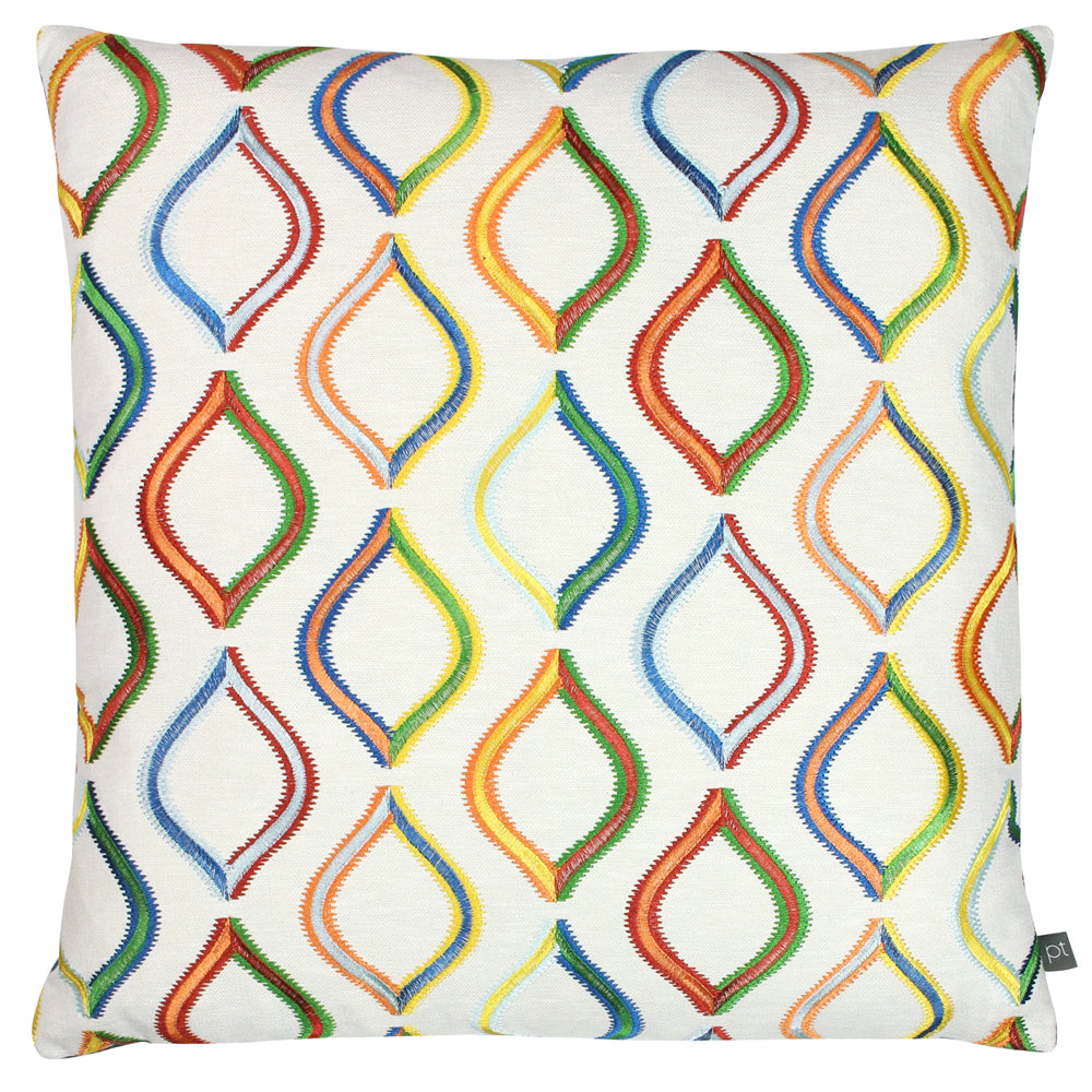Spinning Top Embroidered Cushion