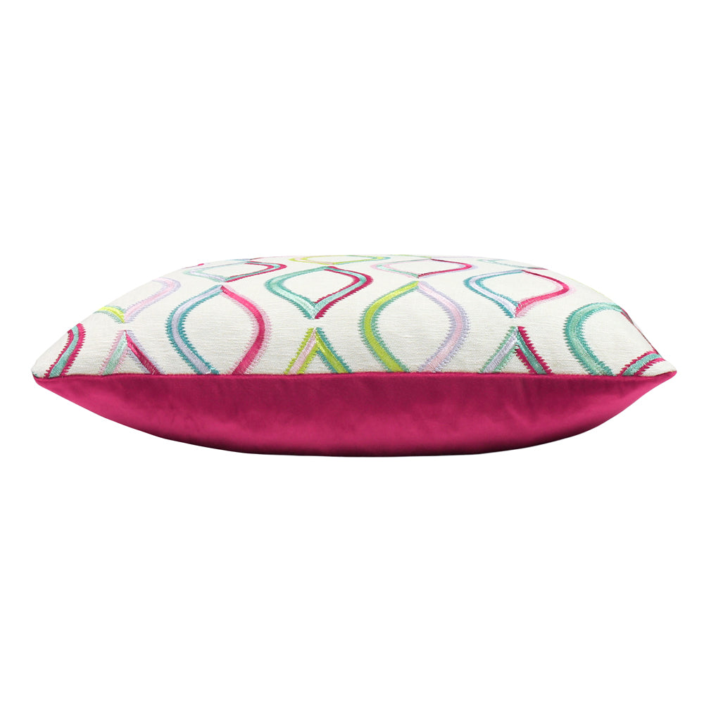 Spinning Top Embroidered Cushion