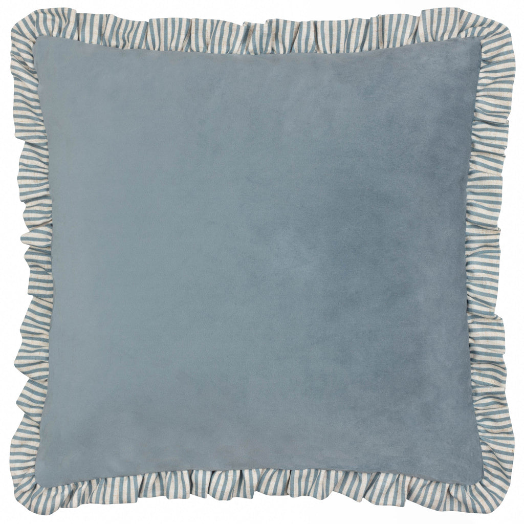 Solene Ruffle Matte Velvet Cushion