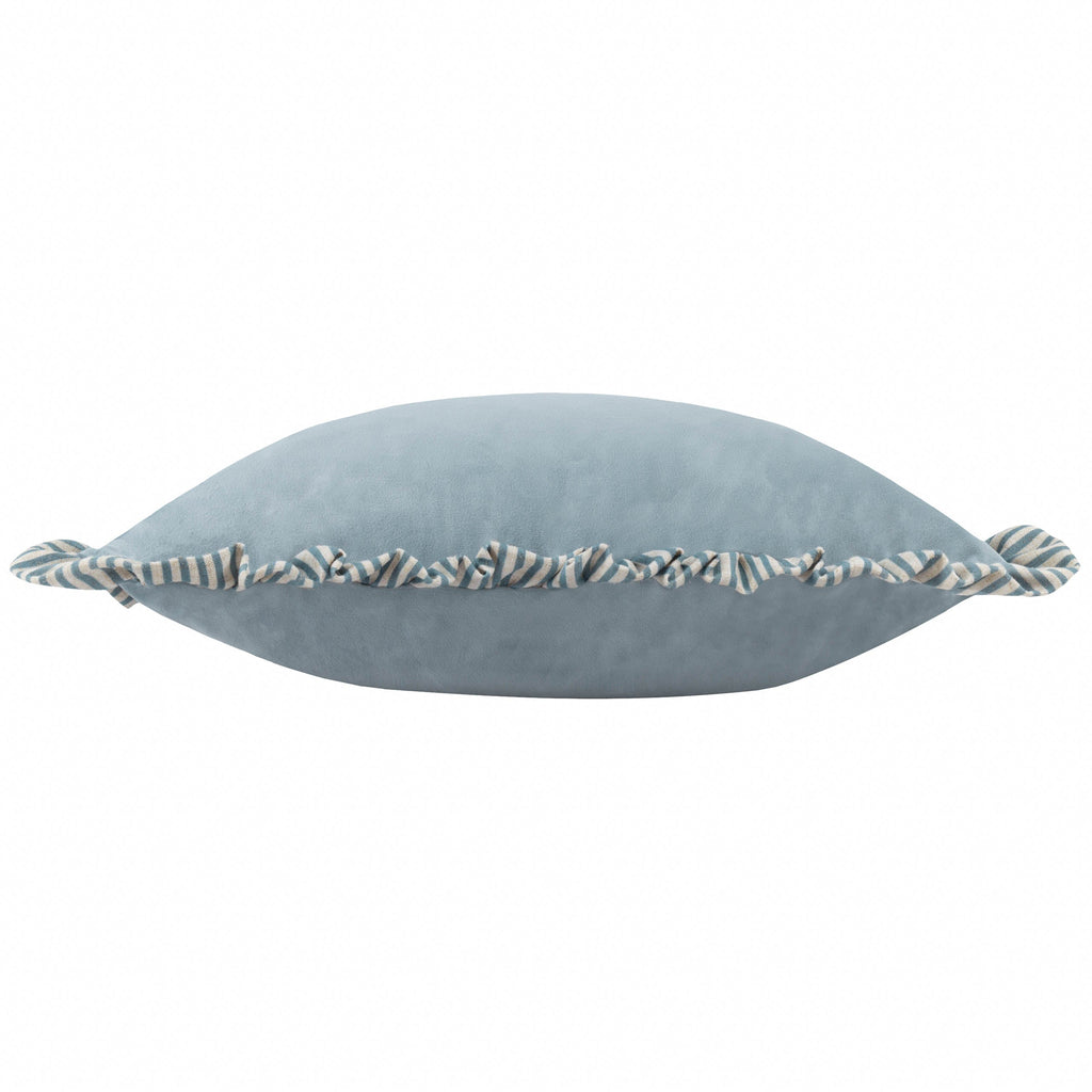 Solene Ruffle Matte Velvet Cushion