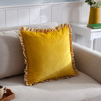 Solene Ruffle Matte Velvet Cushion