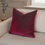 Savoy Stripe Velvet Cushion