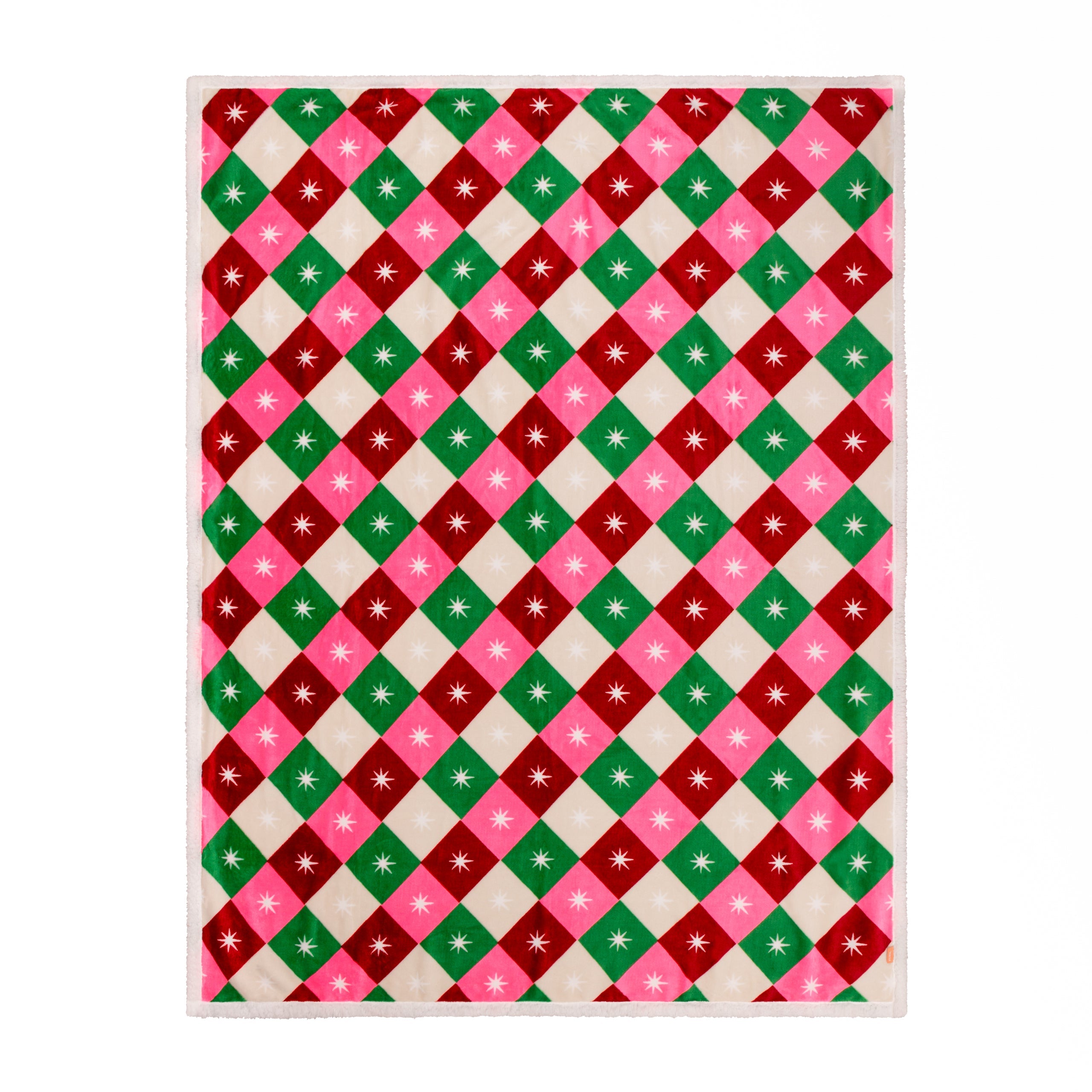 Star Sherpa Fleece Throw