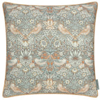 Strawberry Thief Piped Outdoor Cushion