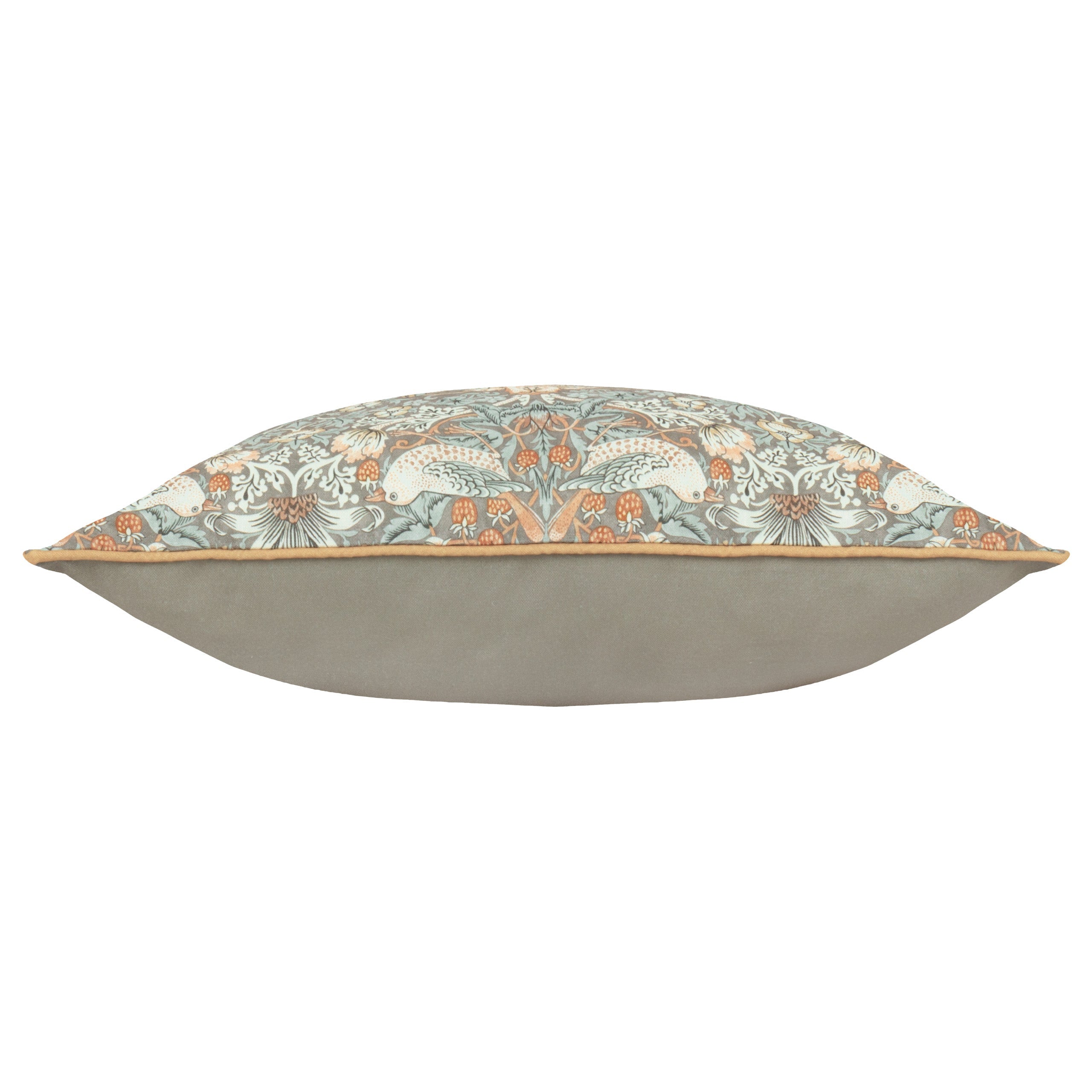 Strawberry Thief Piped Outdoor Cushion