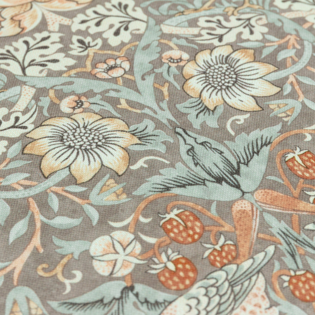 Strawberry Thief Piped Outdoor Cushion