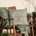 Strawberry Thief Piped Outdoor Cushion