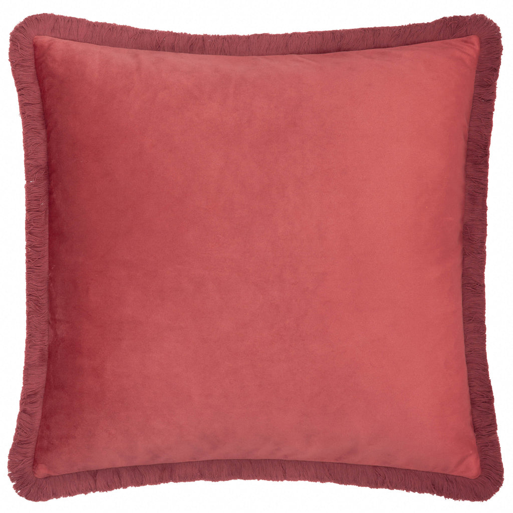 Straw Thief Embroidered Velvet Cushion