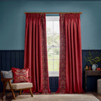 Straw Thief Embroidered Velvet Cushion