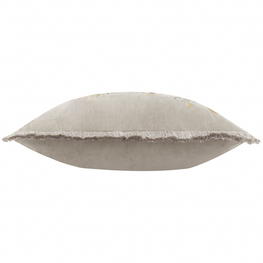 Strawberry Thief Embroidered Velvet Cushion