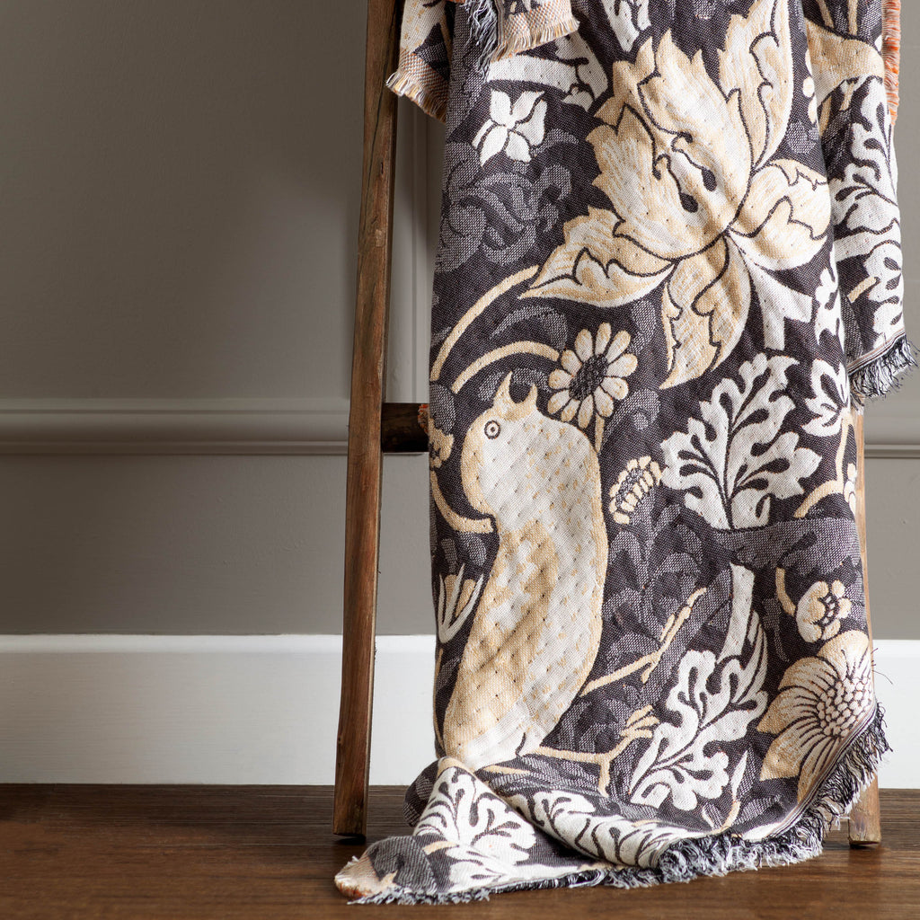 Strawberry Thief Jacquard Throw