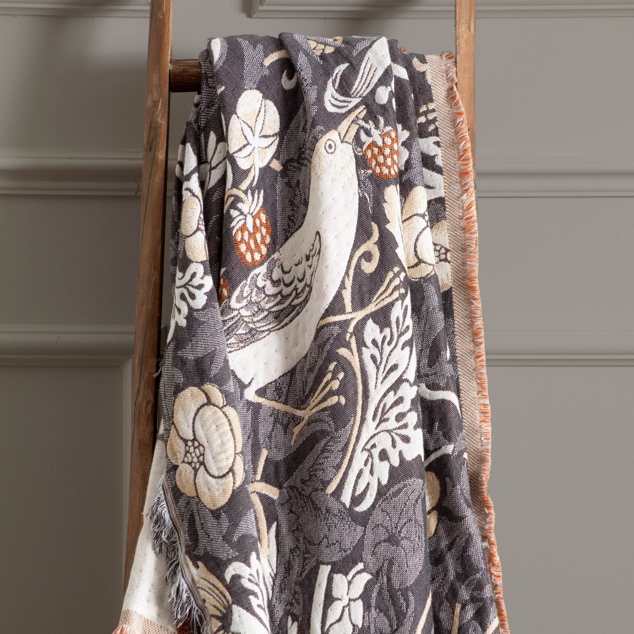 Strawberry Thief Jacquard Throw