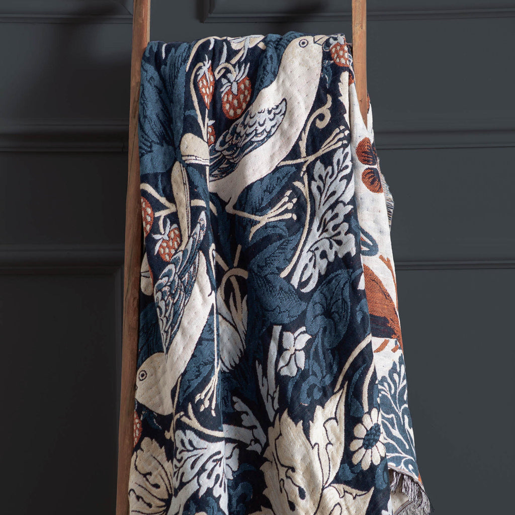 Strawberry Thief Jacquard Throw