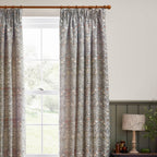 Strawberry Thief Jacquard Floral Pencil Pleat Curtains