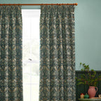 Strawberry Thief Jacquard Floral Pencil Pleat Curtains