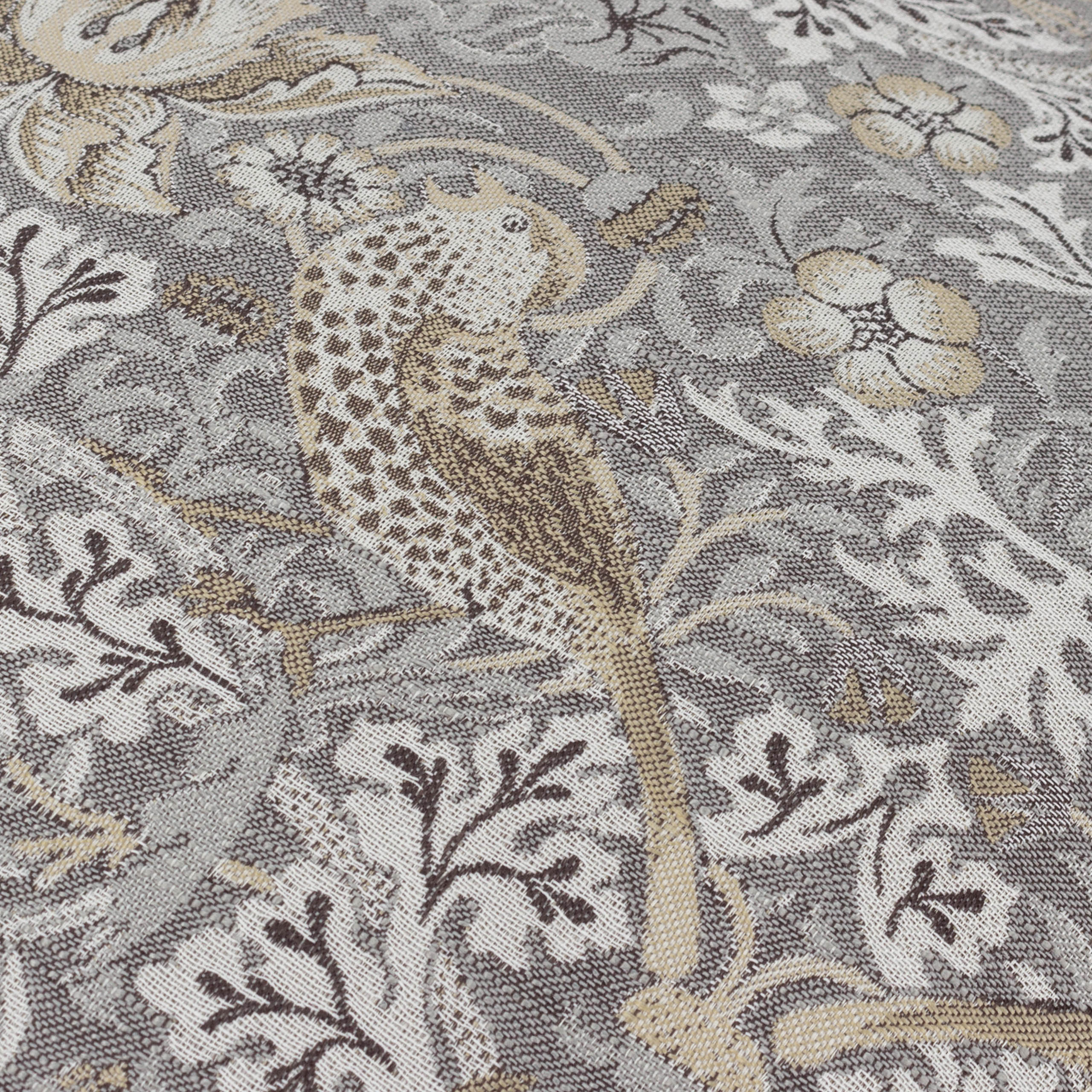 Strawberry Thief Piped Jacquard Cushion