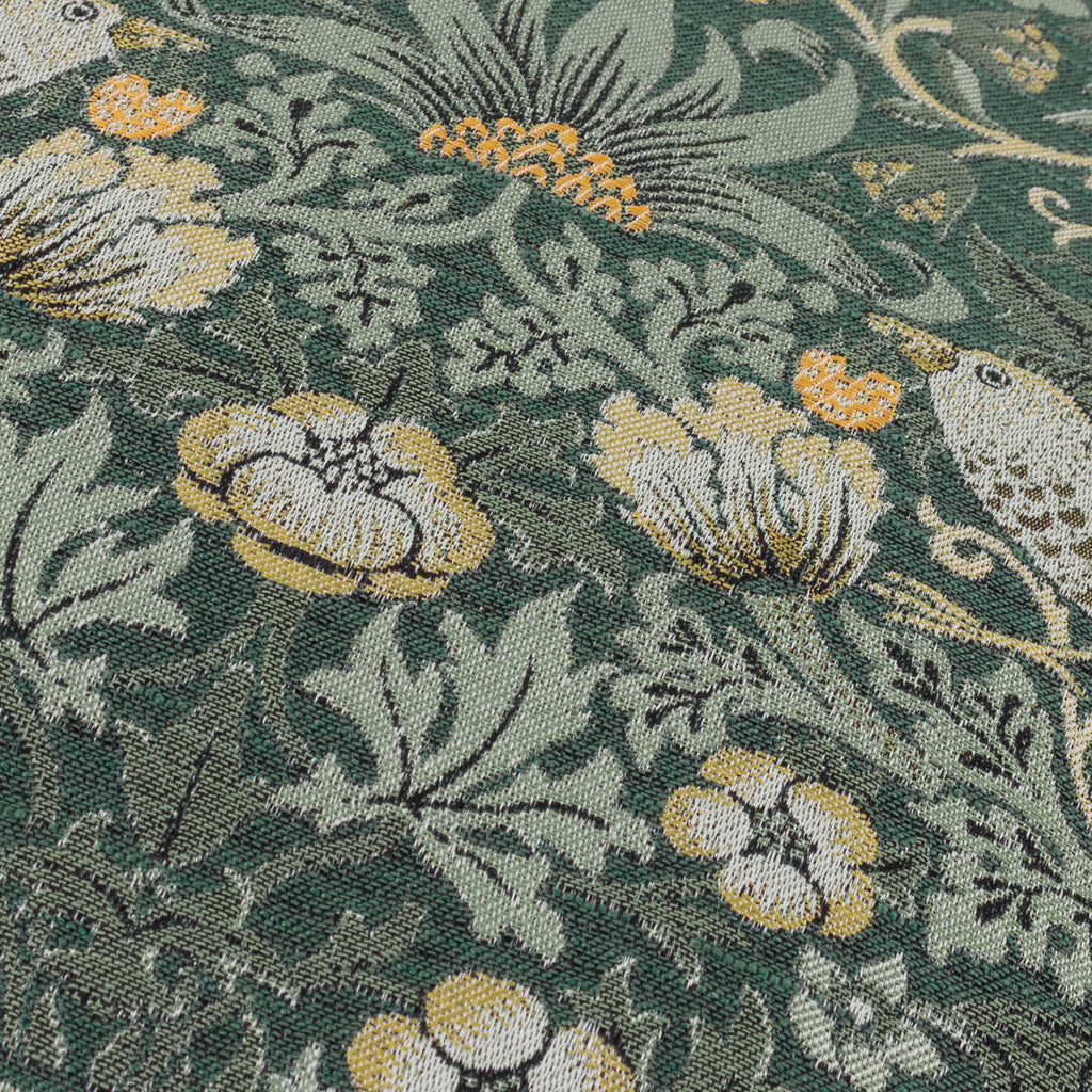 Strawberry Thief Piped Jacquard Cushion