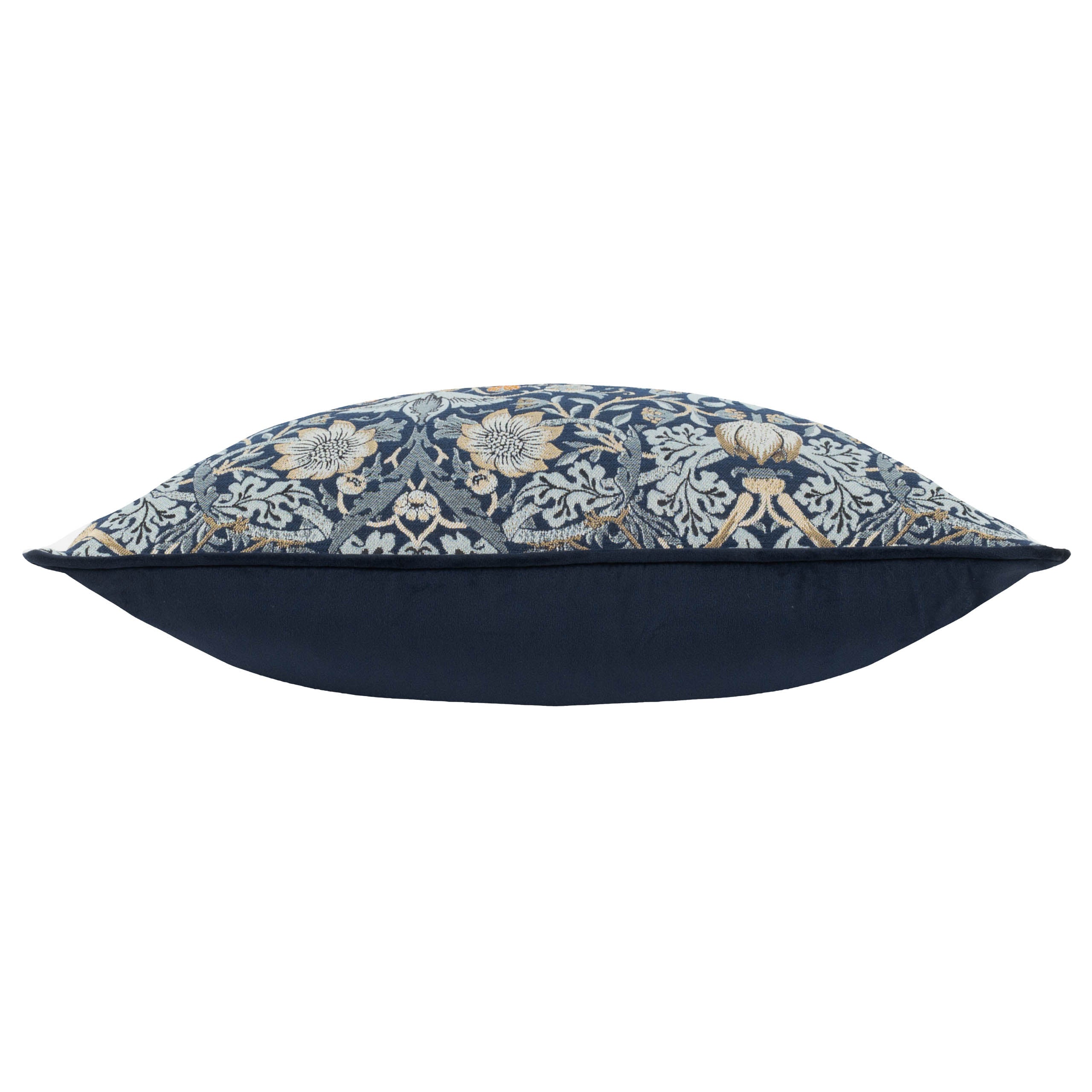 Strawberry Thief Piped Jacquard Cushion