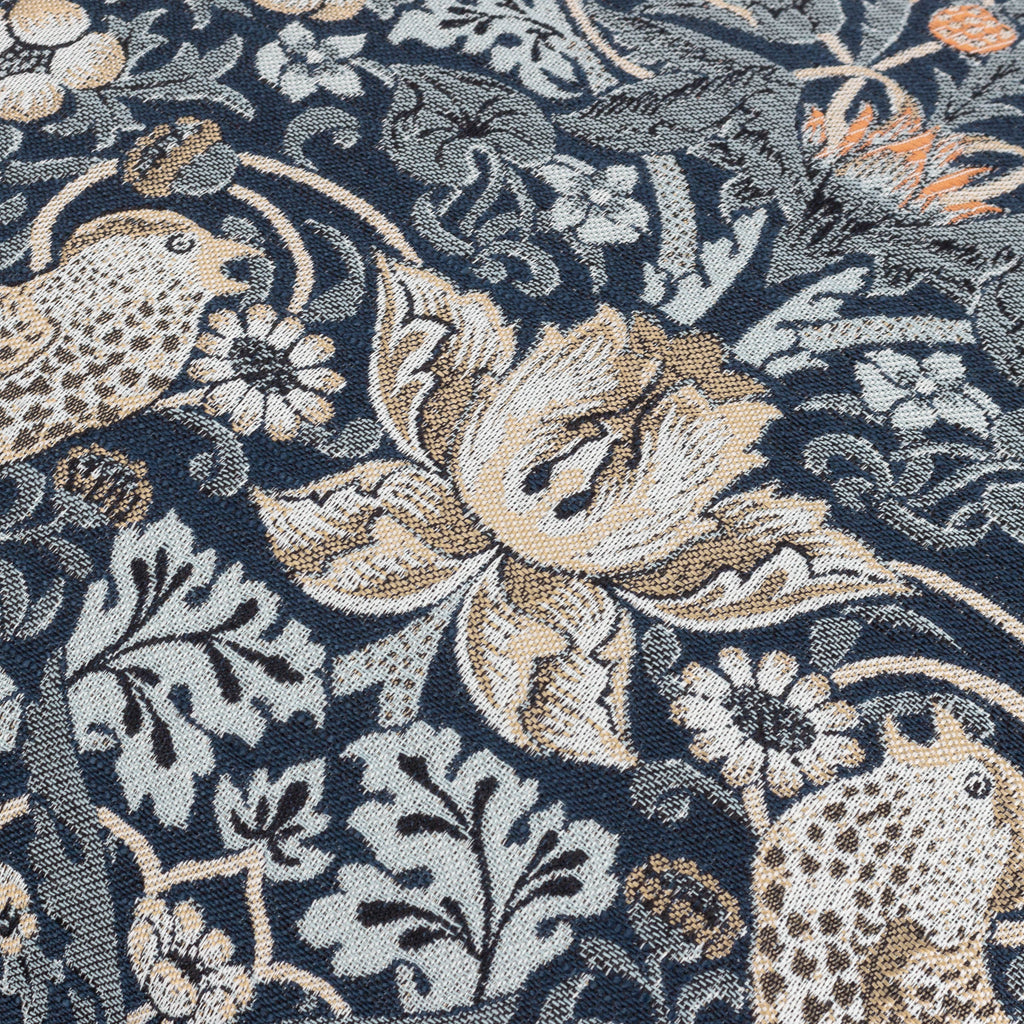 Strawberry Thief Piped Jacquard Cushion