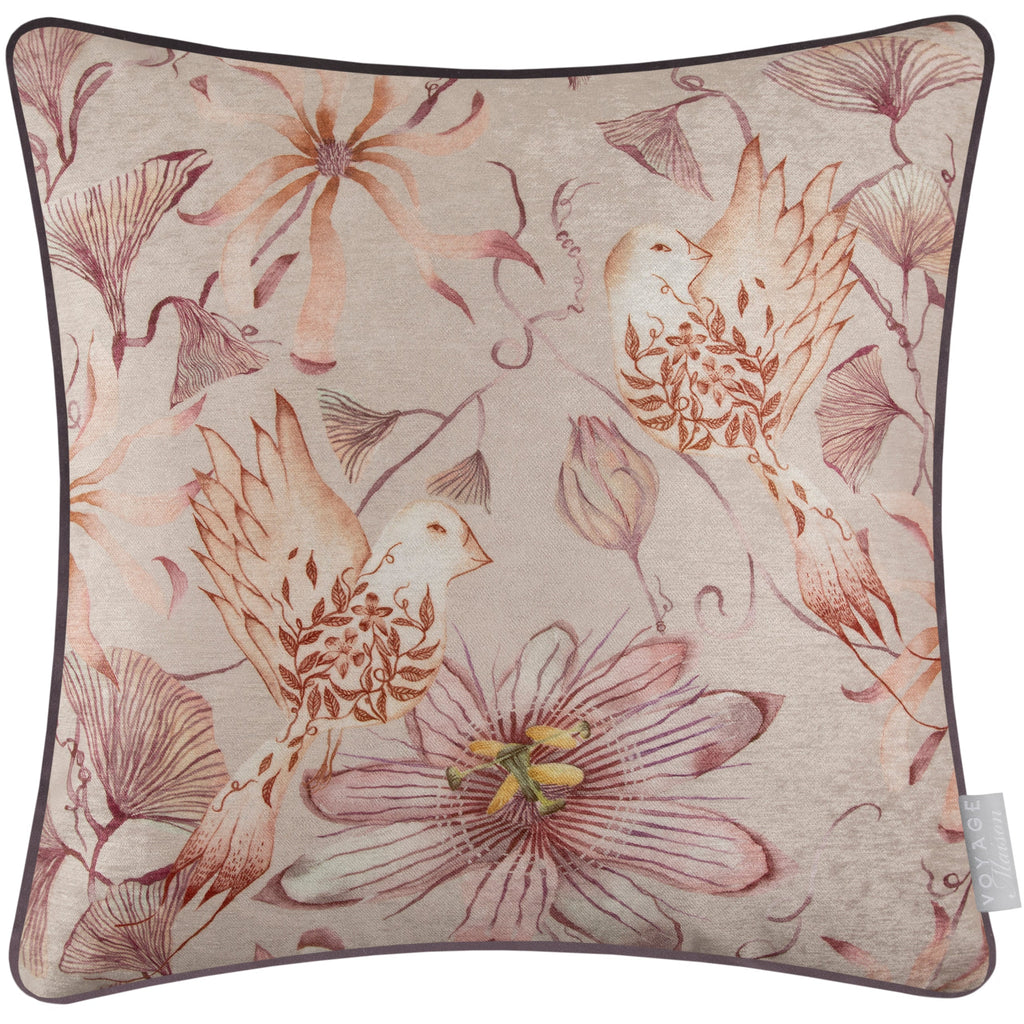 Sybil Printed Piped Cushion
