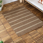 Tala Stripe Jute Effect Indoor/Outdoor Rug