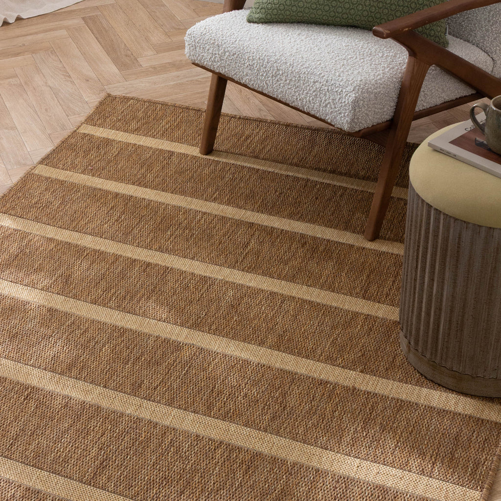 Tala Stripe Jute Effect Indoor/Outdoor Rug